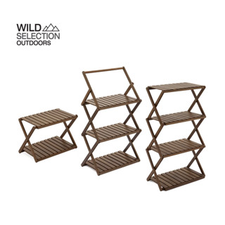 Naturehike Thailand ที่ตั้งแคมป์ ชั้นวางเครื่องมือปิกนิก สวน ชั้นวางของพับได้ NH20JJ016  Outdoor multi-layer shelf