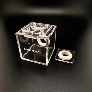 OW รังมดอะคริลิคสำเร็จรูป 50 x 50 mm สำหรับหลอดทดลอง 15 และ 18 mm - Donatic Ants