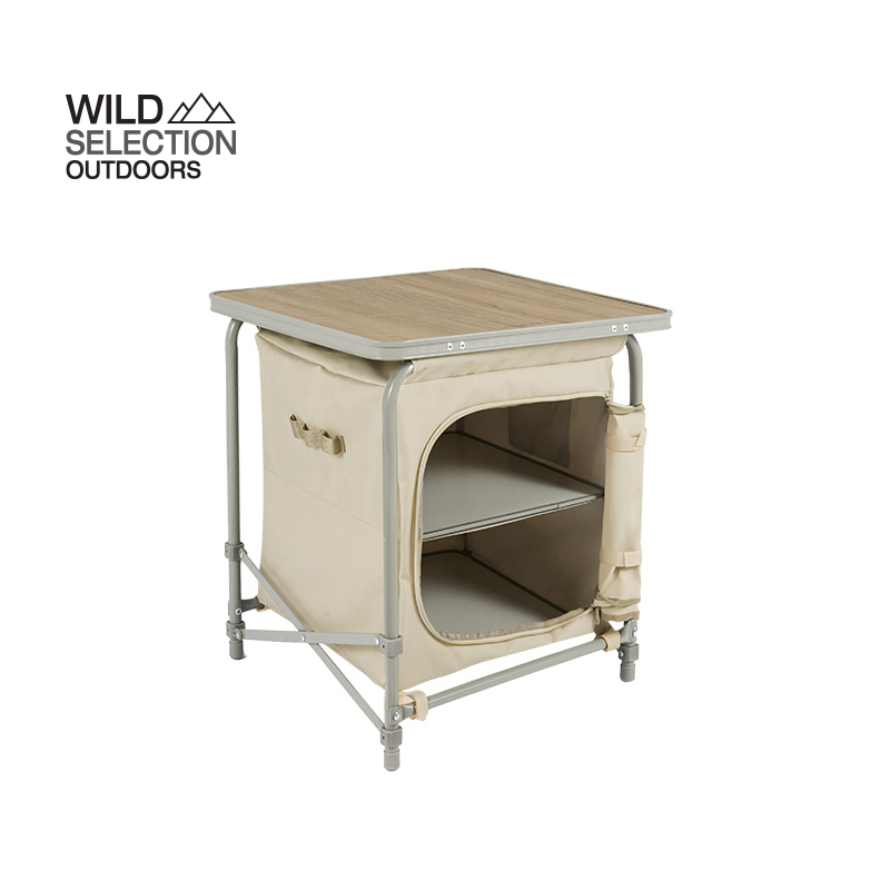 โต๊ะเครื่องครัว Naturehike โต๊ะแคมป์ปิ้ง MINI MINI outdoor folding shelf CNH22JU031