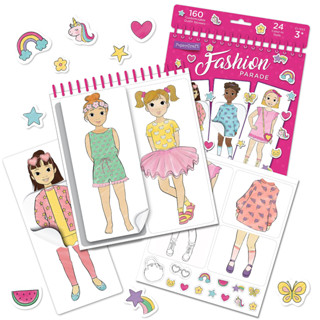 👗 PaperCraft Fashion Parade 👗 ✅ ของแท้ ✅ พร้อมส่ง 🇹🇭 แต่งตัวตุ๊กตา วาดรูประบายสี เสริมจินตนาการ [ Educational Insights]