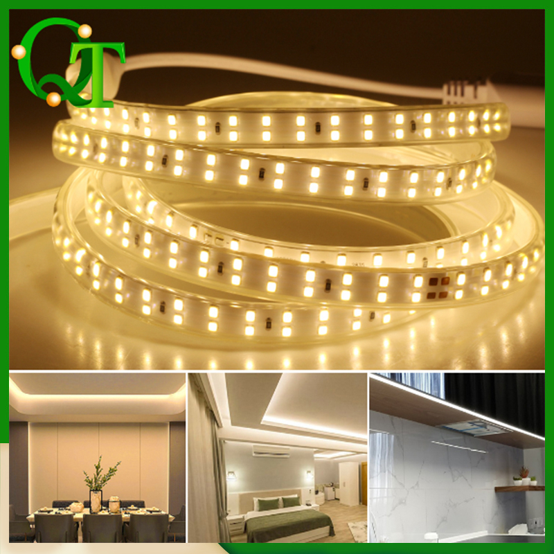 【พร้อมส่ง】 แถบไฟ แถบไฟ led กันน้ำ ไฟเส้น LED กันน้ำรถแถบไฟ ไฟแถบ LED นีออนสีสวย กันน้ำ แรงดัน 220V เสียบไฟบ้านได้