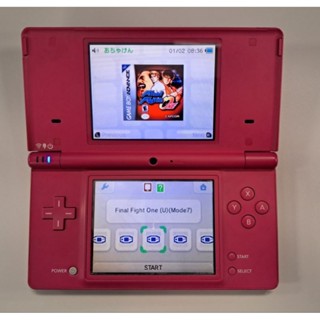 Nintendo dsi สีชมพูบานเย็น เล่นผ่านเมม 16G เกมส์กว่า 2000 เกมส์  พร้อมเล่น sn 24867