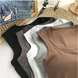 สีนค้าพ้อมส่ง..เสื้อชั้นในสายเดื่ยวผ้ายืด..เสื้อชั้นในกล้ามฟรีไซด์ เสื้อกล้าม ผู้หญิง ใส่ นอนสบาย