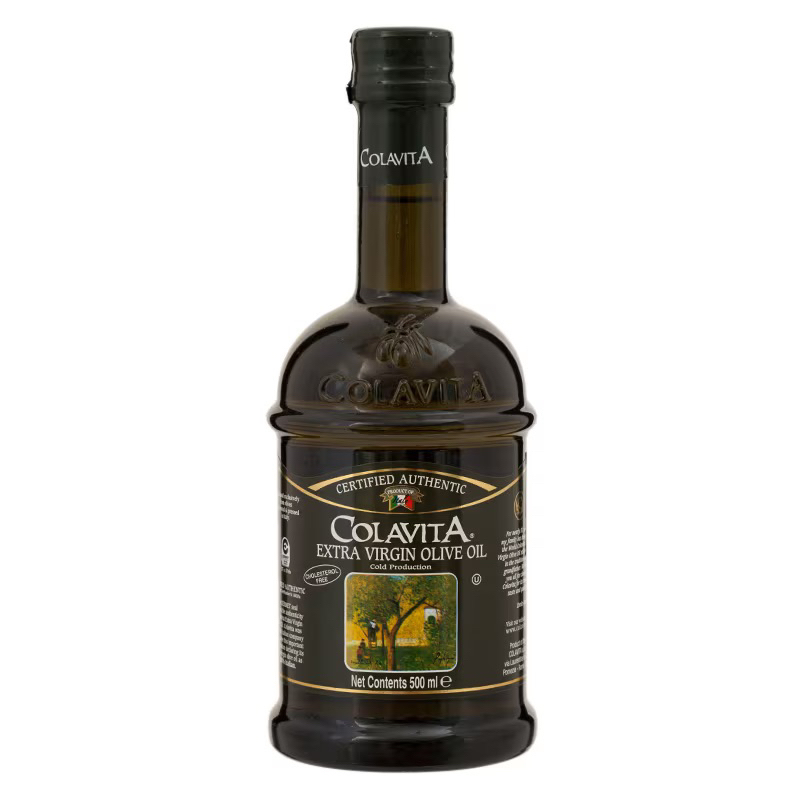 น้ำมันมะกอก เอ็กซ์ตร้า เวอร์จิ้น โอลีฟ ออยล์ ตรา โคลาวิต้า COLAVITA EXTRA VIRGIN OLIVE OIL ขนาด 500 