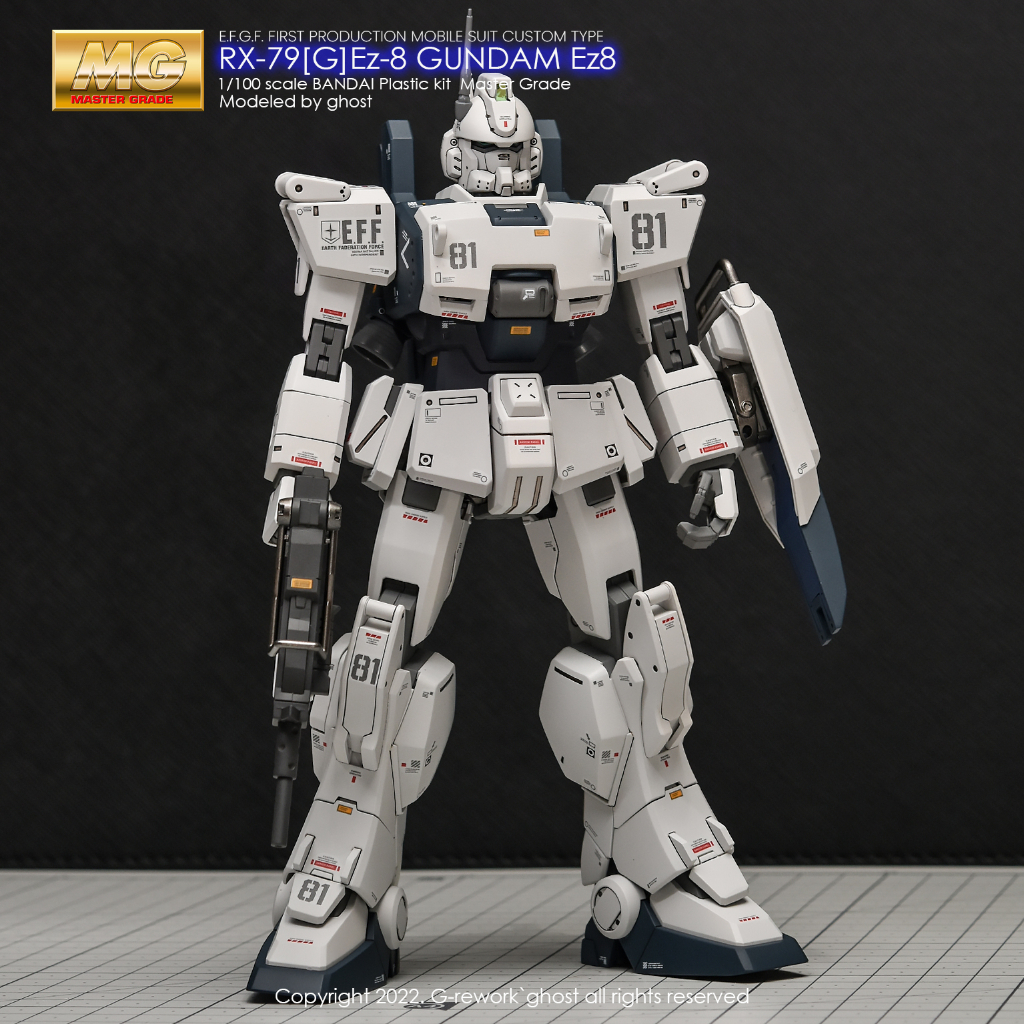 Water Decal [MG] RX-79[G] Ez-8 ของแท้จาก G-Rework