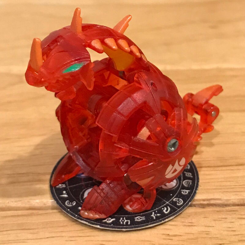 Bakugan Translucent Pyrus Single Headed Hydranoid บาคุกันฮิลดร้าธาตุไฟ