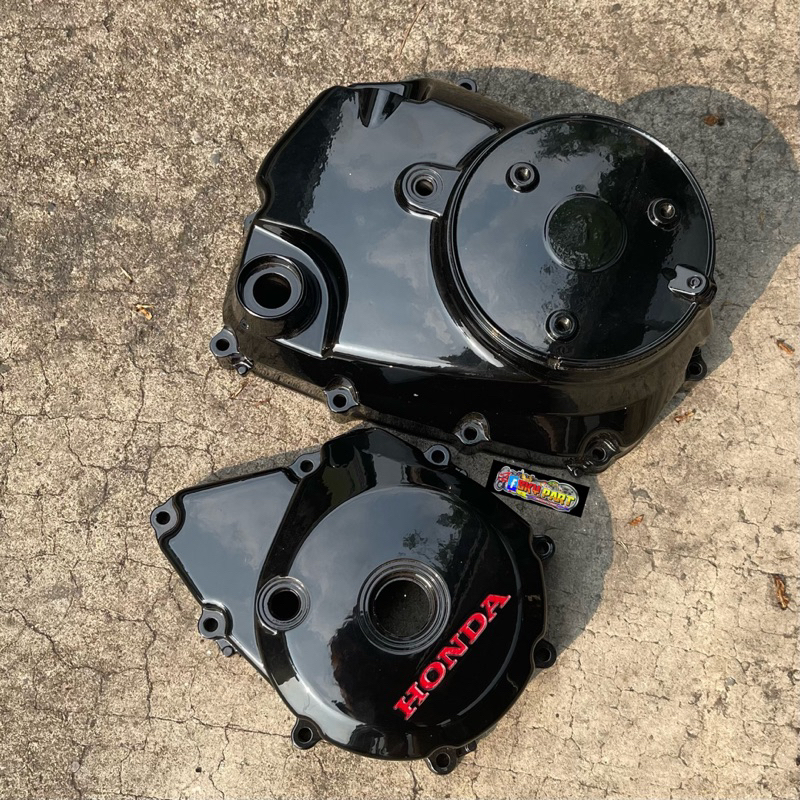 ฝาแคร้งเครื่อง+ฝาจานไฟ Wave125R/S/iไฟเลี้ยวบังลม แท้ติดรถ ทำสี 2K 🇹🇭🇹🇭 รับประกันสินค้า ขายขาด - รูปที่ 2