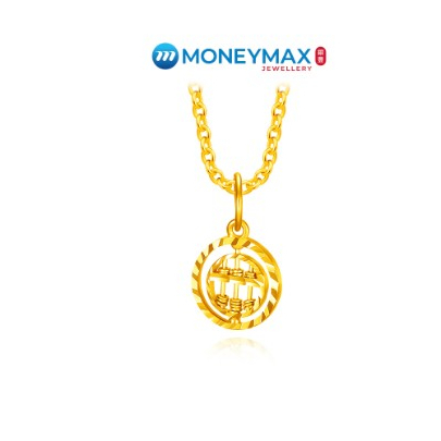 916 Gold 22K Spinning Faceted Abacus Pendant | MoneyMax Jewellery | NP3277