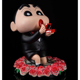 ชินจัง Will you marry me? Crayon Shin-chan แต่งงานกันมั้ยก๊าบ? Actual Size 1:1 Figure  43 cm