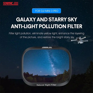 STARTRC DJI Mini 3 / Mini 3 PRO Camera Natural Night Filters Mini 3 / Mini 3 Pro Drone Galaxy Starry Sky Anti-Light Filt