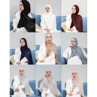 Thebest-Premiumhijabผ้าพันชีฟองพรีเมี่ยมเนื้อนุ่มใส่สบาย ⛔️*อ่านขนาดผ้าก่อนกดสั่งซือขนาด1.90*55cm