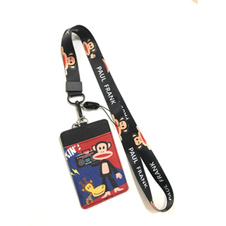 PAUL สายคล้องคอ สายคล้องบัตร ที่ใส่บัตร ซองใส่บัตร ที่ใส่บัตร พร้อมสายคล้องคอ ลาย paul frank งานดี สวยงาม MANOPNEST SHOP