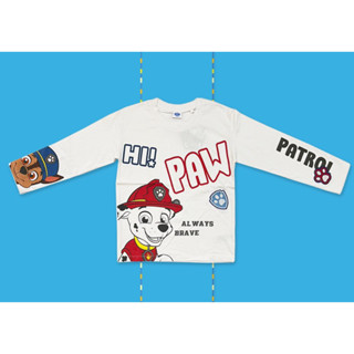 ✅ [5-8Y] Paw Patrol Long Sleeve Shirt เสื้อแขนยาวพอล พาโทรล