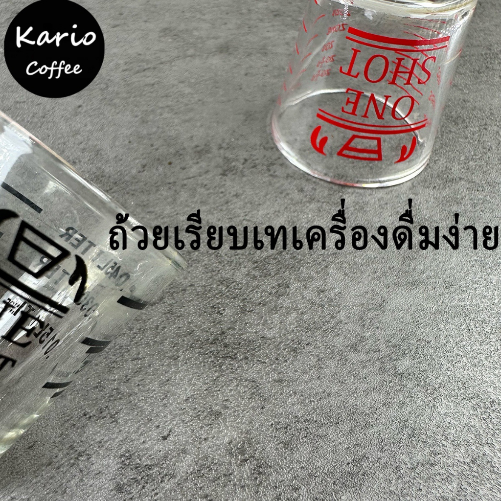 พร้อมส่ง｜แก้วตวงเอสเพรสโซ่ ปากคู่ พร้อมหูจับเหยือกแก้ว ขนาดเล็ก สไตล์ญี่ปุ่น สําหรับใส่นม กาแฟ เอสเปรสโซ่ - รูปที่ 5