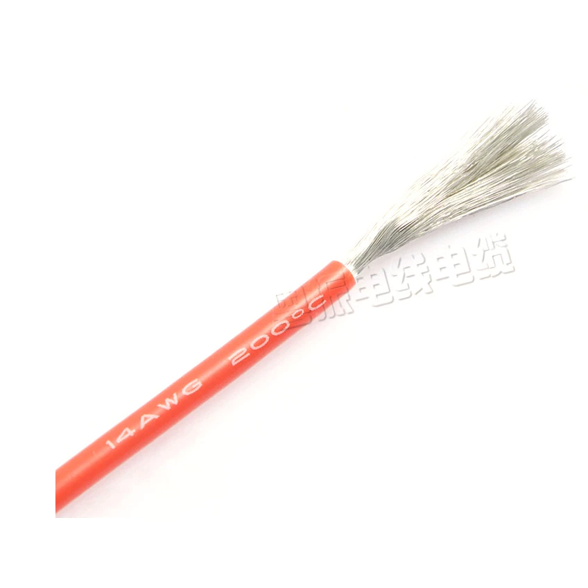 สายไฟซิลิโคน 8awg 10awg 12awg 14awg 16awg 18awg 20awg 22awg สีดำ สีแดง Silicone Wire คุณภาพมาตรฐาน thumbnail 6
