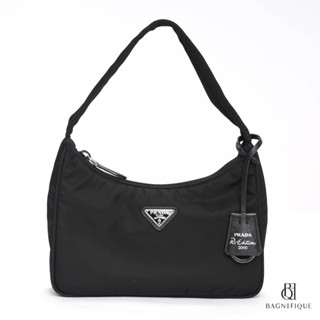 PRADA RE-EDITION 2000 MINI BLACK NYLON SHW