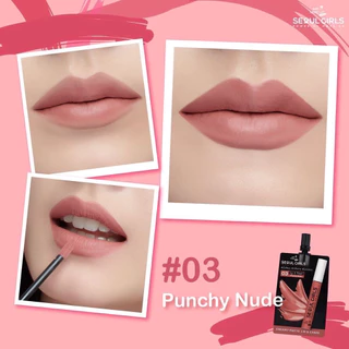 นามิ เมค อัพ โปร โซล เกิร์ล ครีมมี่ แมตต์ ลิป แอนด์ ชีค Nami Make Up Pro Seoul Girls Creamy Matte Lip&Cheek
