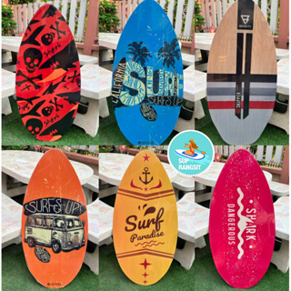 แหล่งขายและราคาพร้อมส่ง 41\" ลายใหม่ Skimboard  skim board surf surfboard กระดานโต้คลื่นบก สกิมบอร์ดอาจถูกใจคุณ
