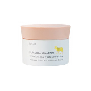ครีมรกแกะ ยูสตาร์ พลาเซนต้า แอดวานซ์ สกินรีแพร์ &amp; ไวท์เทนนิ่ง ครีม 100g. (31001) USTAR PLACENTA ADVANCED SKIN