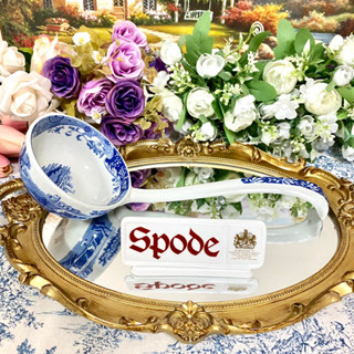 Spode Blue Italian Ladle ทัพพี กระชอน กระบวย