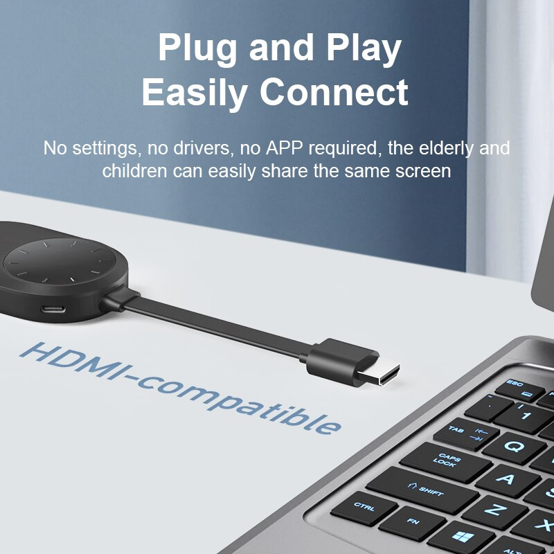 Hagibis G9W ไร้สาย HDMI Video Transmitter & Receiver Wireless Extender จอแสดงผล Dongle สำหรับทีวีโปรเจคเตอร์