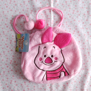 กระเป๋าหูรูด พิกเล็ต (Piglet Winnie the Pooh Bags) ลิขสิทธิ์ Disney