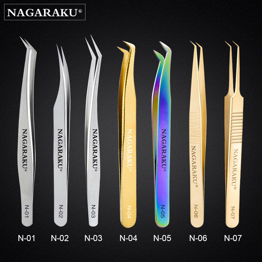 พร้อมส่งในไทย 💝 *ของแท้100%*💯 Nagaraku อุปกรณ์ต่อขนตา ทวิซเซอร์ต่อขนตา tweezer ทวิตเซอร์ แหนบต่อขนตา สำหรับช่างต่อขนตา