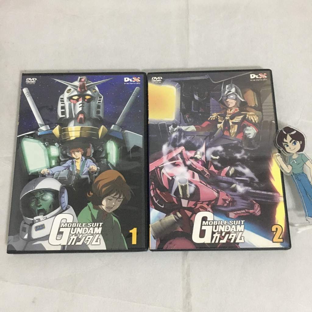 (มือสอง) DVD Mobile Suit Gundam 1-2 (ปี 2553)