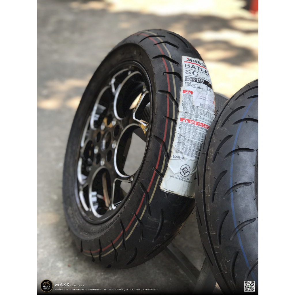 [Bridgestone] ยาง Bridgestone Battlax SC ขอบ 12 (ยางปี26)