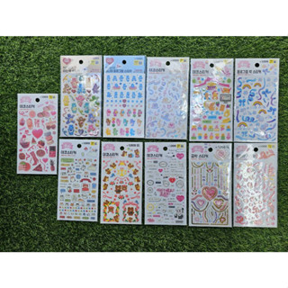 พร้อมส่ง Daiso Korea ไดโซะ เกาหลี สติ๊กเกอร์ ตกแต่งเฟรมการ์ด ติดเฟรมการ์ด สติ๊กเกอร์เกาหลี