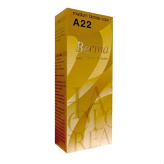 Berina - A22 สีย้อมผม สีบลอนด์กลาง W.200 รหัส.H231