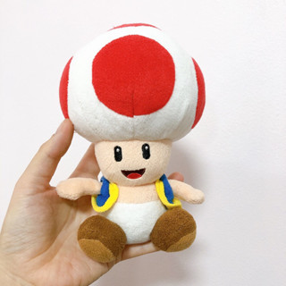 ตุ๊กตาเห็ดในเกมส์ Super Mario Nintendo งานสะสม ลิขสิทธิ์แท้ *ป้ายผ้าจาง