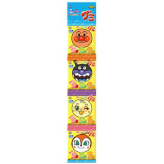 Fujiya Anpanman อันปังแมนเยลลี่วิตามินซี ป้องกันฟันผุ รสผลไม้ 3ชนิด (ยกแถว)