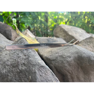 Forcep ฟอร์เซป ปากงอ ปากตรง คุณภาพดี จากสแตนเลส สำหรับคีบเมล็ดผักลงฟองน้ำ