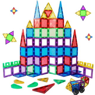 Romboss 28/40/54/83 / 101PCS บล็อกแม่เหล็กของเล่นบล็อกแม่เหล็ก 3D โปร่งใสอาคารของเล่นเด็กของขวัญ