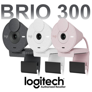 Logitech Brio 300 Full HD webcam กล้องเว็บแคม 1080p 30fps ของแท้ ประกันศูนย์ 1ปี