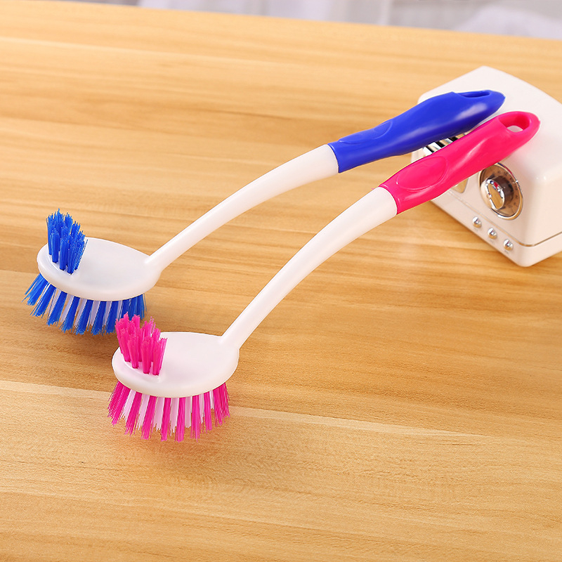 แปรงขัดกระทะ ขัดหม้อ หัวทรงกลม แปรงอเนกประสงค์ ด้ามจับถนัดมือ