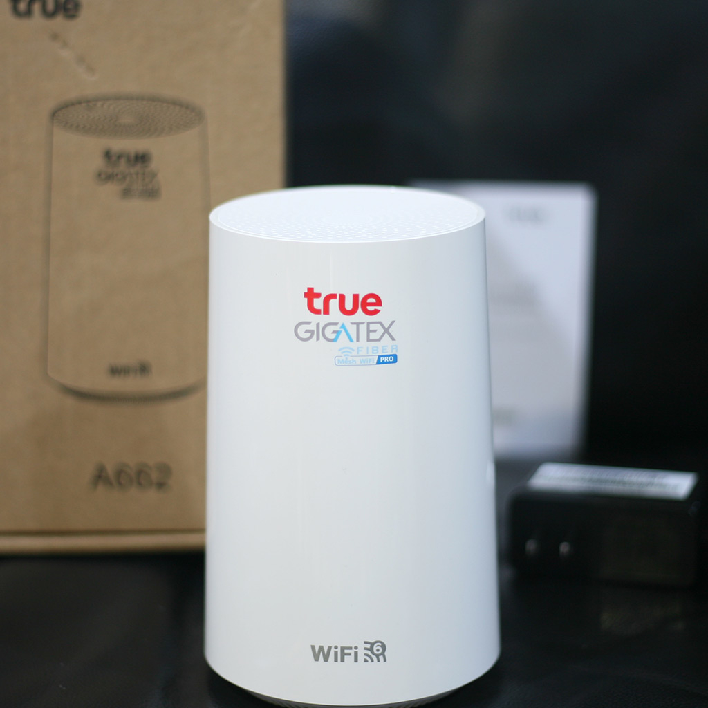 True T3 A662 Mesh WiFi 6 AX5400 ตัวเทพ สวยเหมือนใหม่ สัญญาณเสถียรมาก รองรับไวไฟ 6