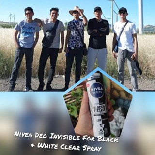 NIVEA Deo Invisible For Black &amp; White Clear Spray 150ml แท้ 100% made in Germany 🇩🇪