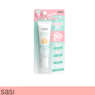 sasi แอคเน่ โซล คอมฟอร์ท ซันสกรีน เอสพีเอฟ50+ พีเอ++++ Acne Sol Comfort Sunscreen​ SPF 50+ P