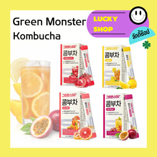 NEW!! Green Monster D-Toc Kombucha คอมบุชา คอมบูฉะ ดีท็อก ปรับสมดุลลำไส้ ย่อยอาหาร