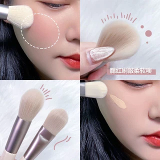 F114 แปรงแต่งหน้า ขนาดพกพา 1 เซต มี 8 ชิ้น อายแชโดว์ ปัดแก้ม ขนนุ่ม พร้อมถุงให้ใช้งานสะดวก
