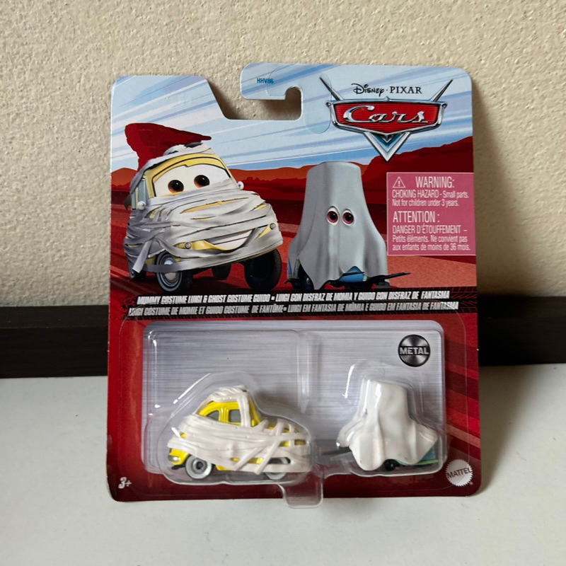 รถเหล็กคาร์ Disney Pixar Cars 2022 Mummy Costume Luigi and Guido