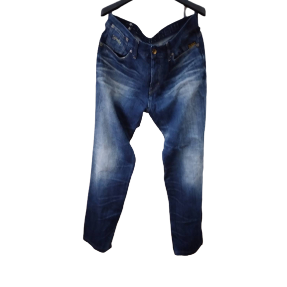 กางเกงยีนส์ขายาว G-STAR RAW 3301 MADE IN VIETNAM ลิขสิทธิ์ NETHERLAND เอววัดจริง34-35" ผ้า DENIM