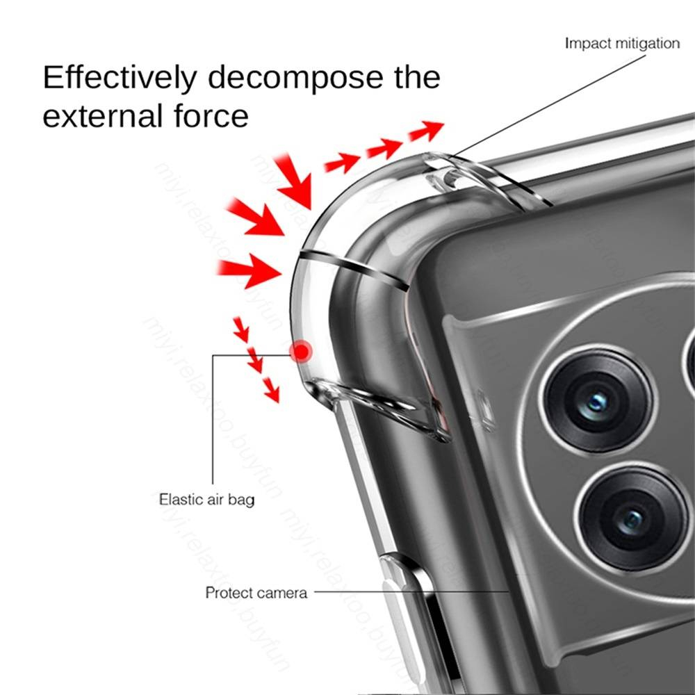 OnePlus 12/OnePlus 12R/OnePlus Ace 3/OnePlus 11R 5Gเคสใสกันกระแทกแบบคลุมกล้องOnePlus Ace2/OnePlus Ace 2Pro/OnePlus 11 5G - รูปที่ 6