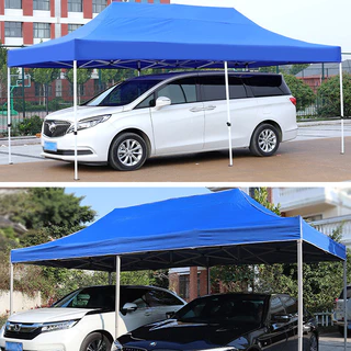 เต็นท์ขายของ 3x6m 3ด้าน ทนฝน กันแดด 2000Dผ้าหนาผ้าใบ เต้นขายตลาดนัด