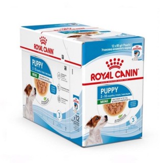 Royal Canin Mini Puppy [85g.X12ซอง] อาหารเปียกลูกสุนัขพันธุ์เล็ก