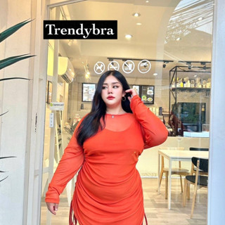 🎈Plussize เดรสคนอ้วน🎈 2 ไซส์ L40-46 XL46-50