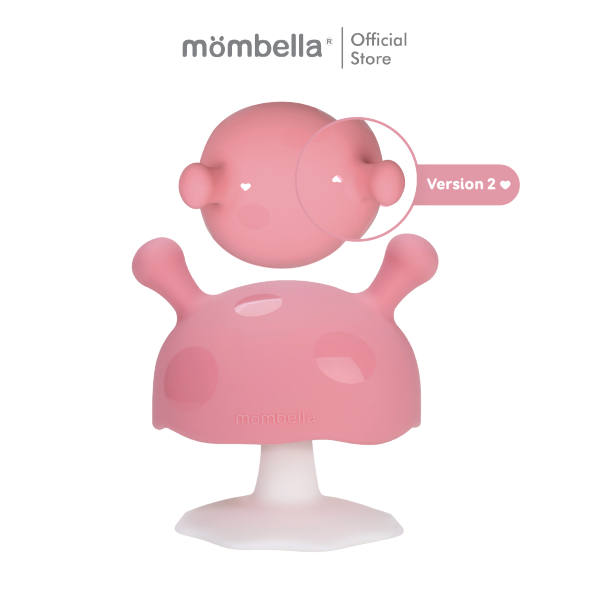 Mombella ยางกัดเห็ดมัมเบล่าสุดนิ่ม ของแท้จากอังกฤษ ปลอดภัยมี มอก. ยางกัดซิลิโคนอันดับ1  Mushroom Tee