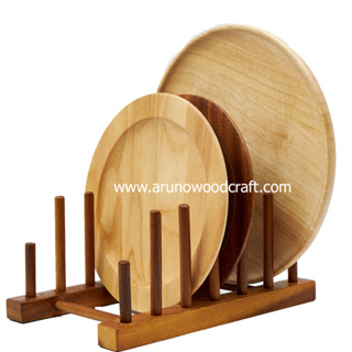 ที่วางจานไม้ 6 ชิ้น l WOODEN DISH PLACER 6pcs